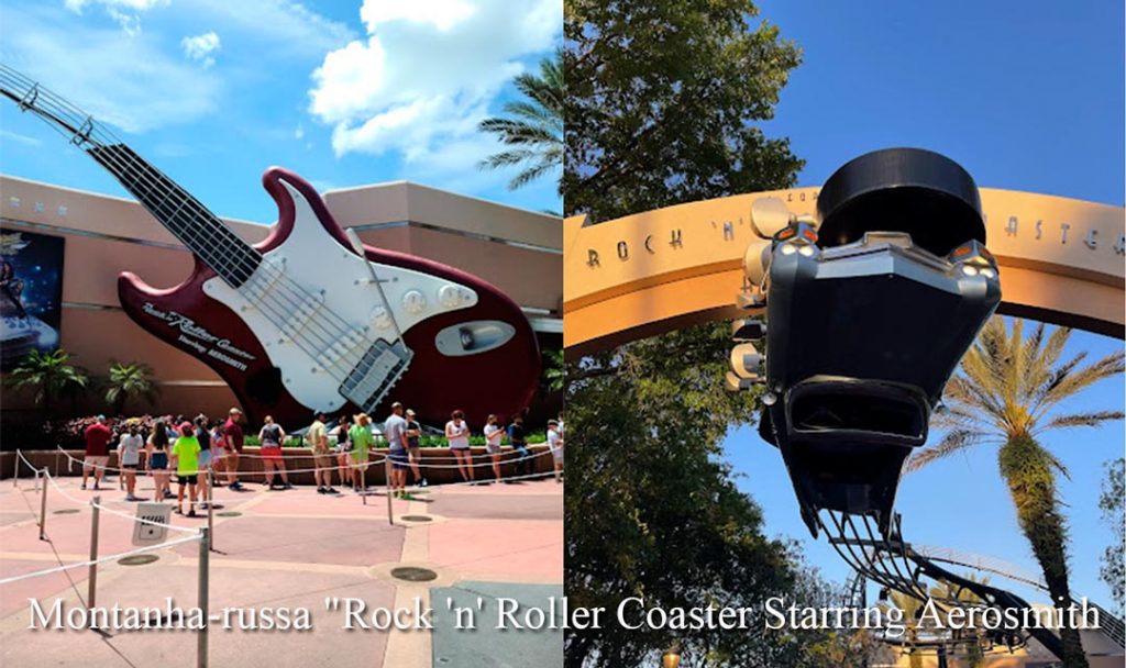 montanha-russa "Rock 'n' Roller Coaster Starring Aerosmith